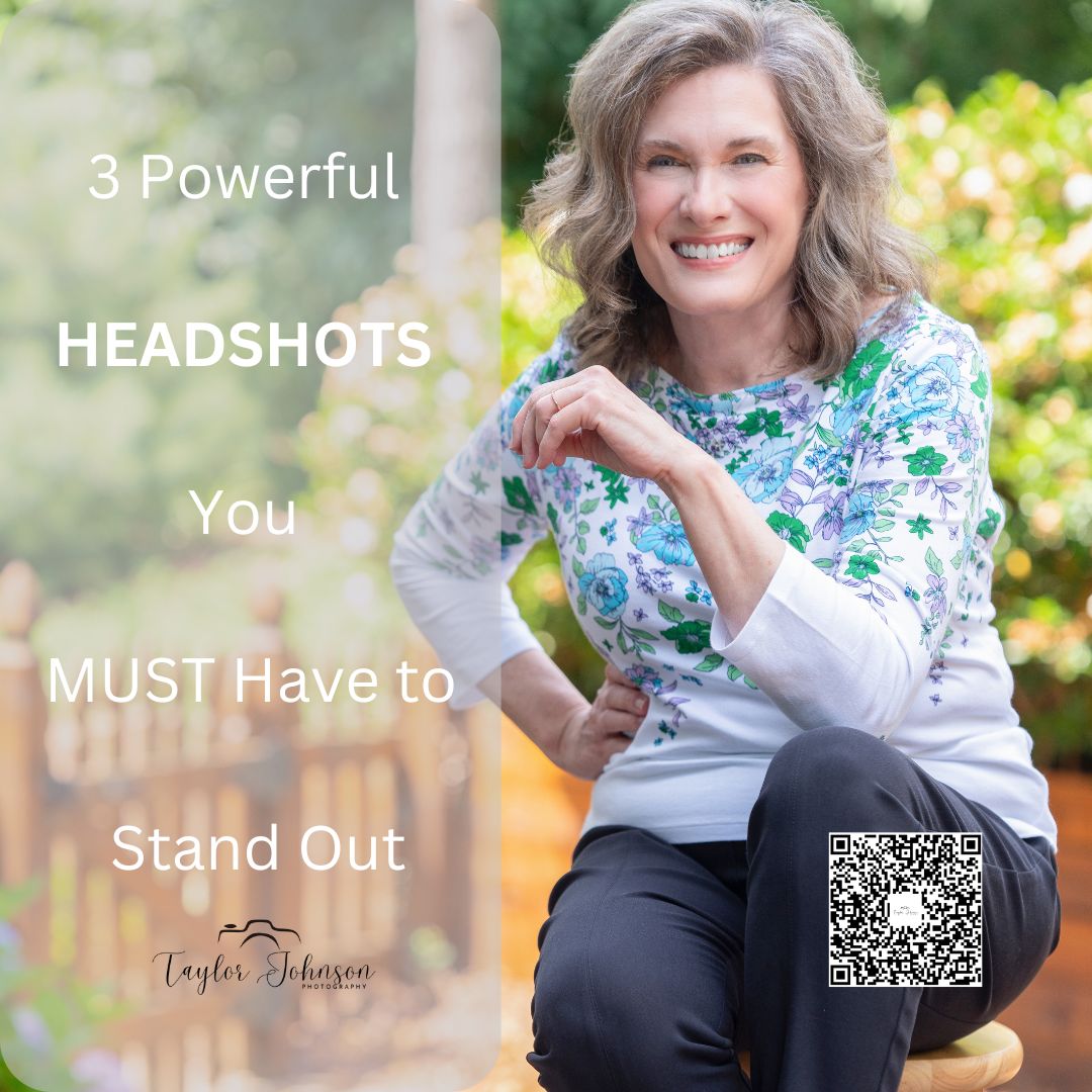 3 Powerful Professional Headshots You MUST Have